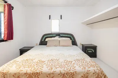 Cama o camas de una habitación en Cómodo y acogedor departamento