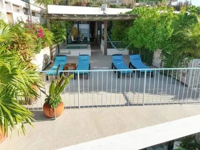 Un balcón o terraza de Ocean View Apartment PXM