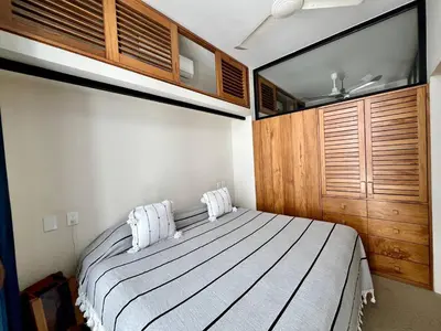 Cama o camas de una habitación en Ocean View Apartment PXM