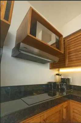 Una cocina o zona de cocina en Ocean View Apartment PXM