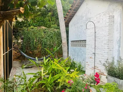 Jardín al aire libre en Villa Poesía