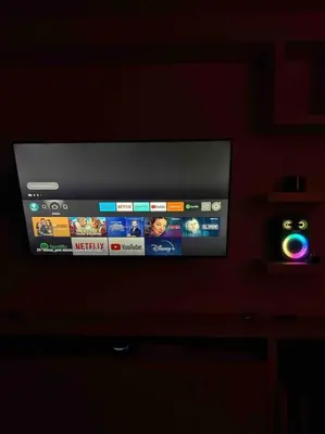 Una televisión o centro de entretenimiento en La casa de la tía 3B Cuernavaca