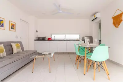 Zona de estar de Papaya Suites Diamante - Adults Only