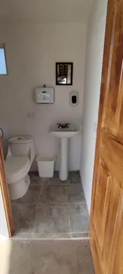 Un baño de Cabañas Tres Soles