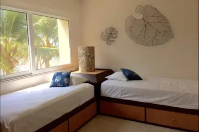 Cama o camas de una habitación en Exclusivo Departamento Acapulco Playa