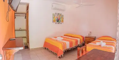 Cama o camas de una habitación en Casa Triz