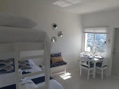 Cama o camas de una habitación en Casablanca207