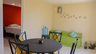 Cama o camas de una habitación en Cielito lindo