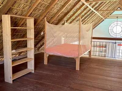 Cama o camas de una habitación en Casa Indy - your private oasis in Mazunte