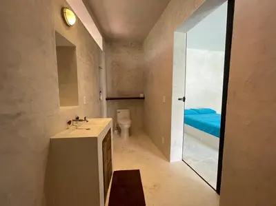 Un baño de Casa Indy - your private oasis in Mazunte