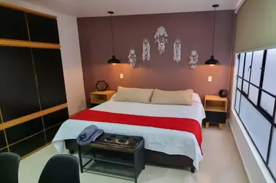 Cama o camas de una habitación en Viñedito del coyote, Coyoacán