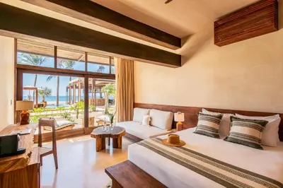 Cama o camas de una habitación en Casa Yati
