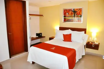 Cama o camas de una habitación en Yakar