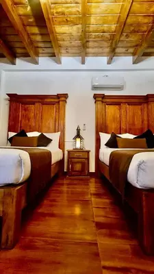 Cama o camas de una habitación en Hotel Boutique Pedregal
