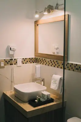 Un baño de Hotel Quinta Los Laureles