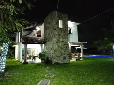 Jardín al aire libre en Casa de las iguanas