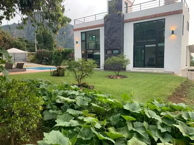 Jardín al aire libre en Casa Carolina Loft Romace