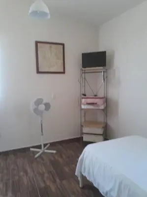 Cama o camas de una habitación en Casa Vacacional Morelos