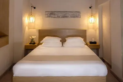 Cama o camas de una habitación en Orchid House Coyoacán