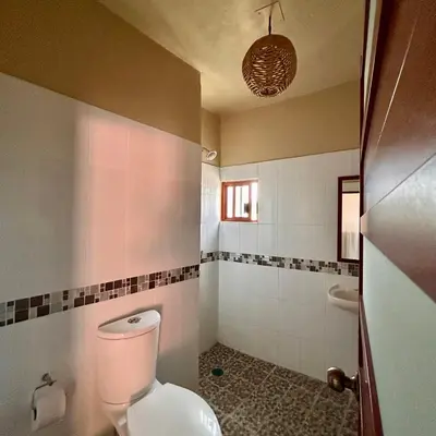 Un baño de Casa Yeé Lo Beé Mazunte