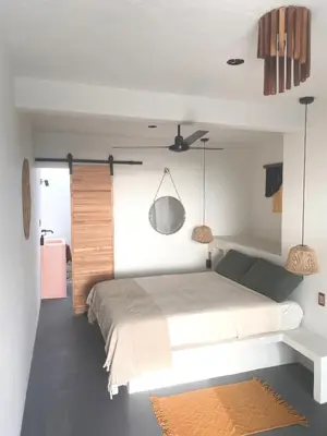 Cama o camas de una habitación en Kasa Koh