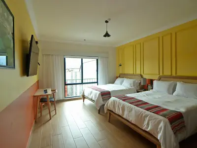 Cama o camas de una habitación en Hotel Boutique Típico