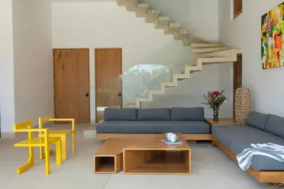 Zona de estar de Casa Naa - La Flia Beach House Luxury
