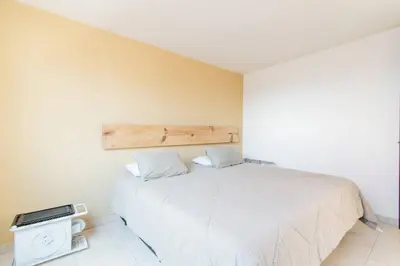Cama o camas de una habitación en Habitación con Cama King Size en Puebla, Puebla