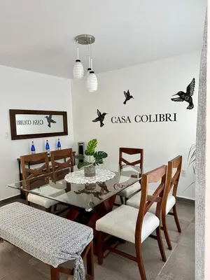 Zona de estar de Casa Colibrí, Tuxtla Gutierrez