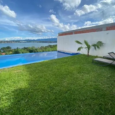 Casa con vista al lago de Tequesquitengo