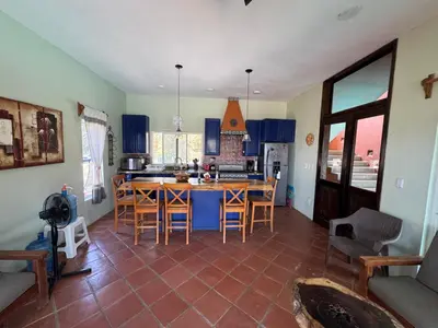 Una cocina o zona de cocina en Casa de la Roca
