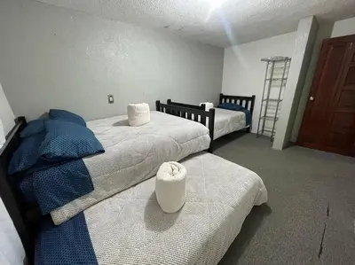 Cama o camas de una habitación en Residencia en Chignahuapan