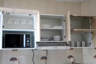 Una cocina o zona de cocina en Departamento Bugambilias