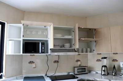 Una cocina o zona de cocina en Departamento Bugambilias
