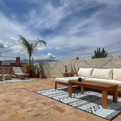 Casa Escorpión Oaxaca · · Handmade in Oaxaca · A/C · Patio · Rooftop ·