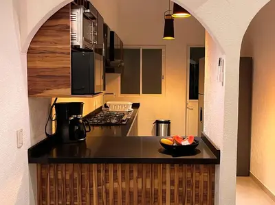 Una cocina o zona de cocina en Departamento Rubi en Diamante Lakes