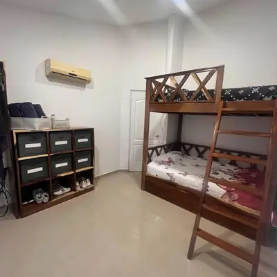Cama o camas de una habitación en Departamento Rubi en Diamante Lakes