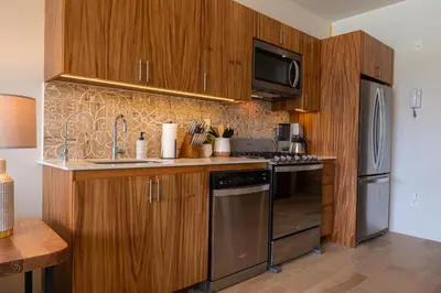 Una cocina o zona de cocina en Playa Sur Paradise - Beachfront Living
