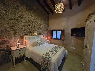 Cama o camas de una habitación en Departamento Carlo Crivelli: Renacimiento en ValQuirico