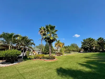 Jardín al aire libre en Casa Palma