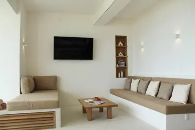 Una televisión o centro de entretenimiento en The Views Surf101 at La Escondida Puerto Escondido