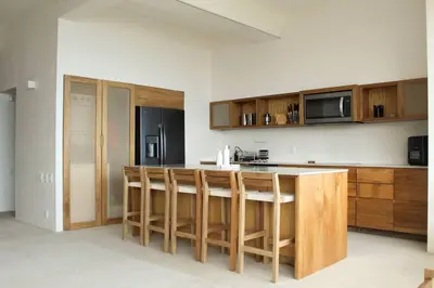Una cocina o zona de cocina en The Views Surf102 at La Escondida Puerto Escondido