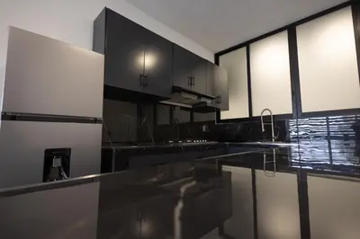 Una cocina o zona de cocina en Departamentos Amaneceres Zacatlán