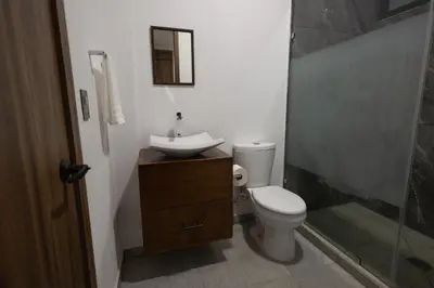 Un baño de Departamentos Amaneceres Zacatlán