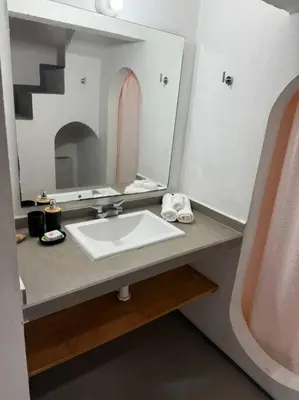 Un baño de Casita Bosque Briones