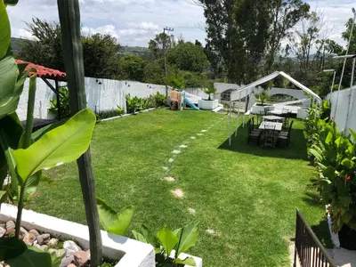 Jardín al aire libre en Grill town relax house