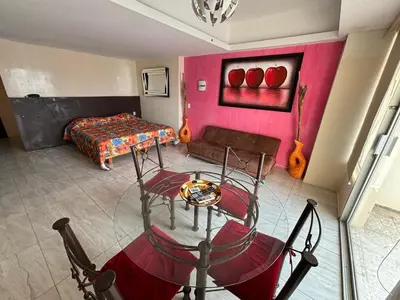 Zona de estar de Apartamento con vista al mar
