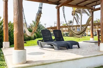 Zona de estar de Hermoso Departamento con club de playa en diamante