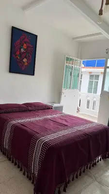 Cama o camas de una habitación en Casa Porfirio