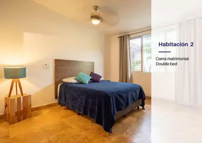 Cama o camas de una habitación en Family-Friendly Oasis with Pool in Cuernavaca